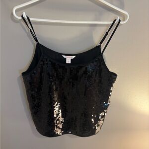 NWT JOE FRESH Sequin Camisole Top